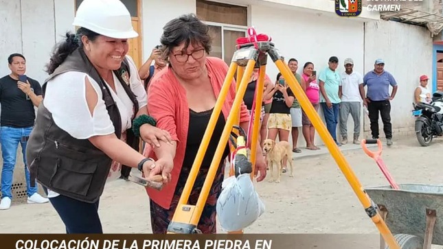 COLOCACIÓN DE LA PRIMERA PIEDRA EN LA UPIS "NUEVA ESPERANZA - C.P. HOJA REDONDA”