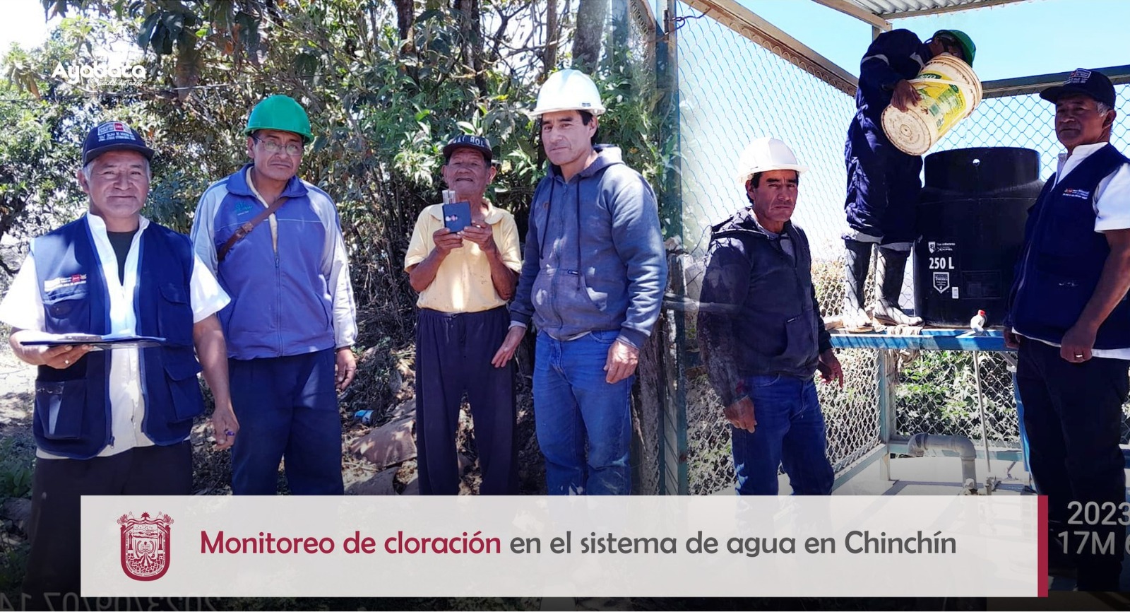 Realizan Monitoreo de Cloración en el Sistema de Agua en Chimchin