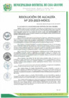 Vista preliminar de documento Resolución de Alcaldía 215-2023