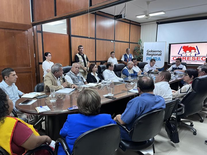 Alcalde Marlem Mogollón participa en reunión del CORESEC