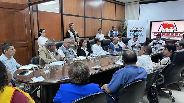 Alcalde Marlem Mogollón participa en reunión del CORESEC