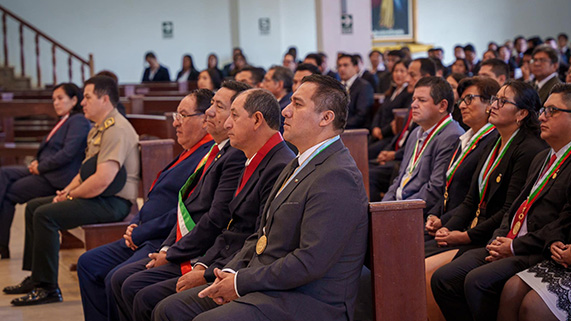 Misa Te Deum por los 485° aniversario de Fundación Española de la Fidelísima Ciudad San Juan de la Frontera de los Chachapoyas