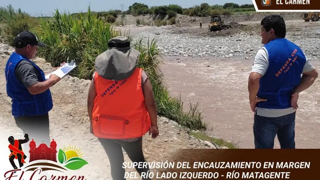 SUPERVISIÓN DEL ENCAUZAMIENTO EN MARGEN DEL RÍO LADO IZQUIERDO -  RÍO MATAGENTE