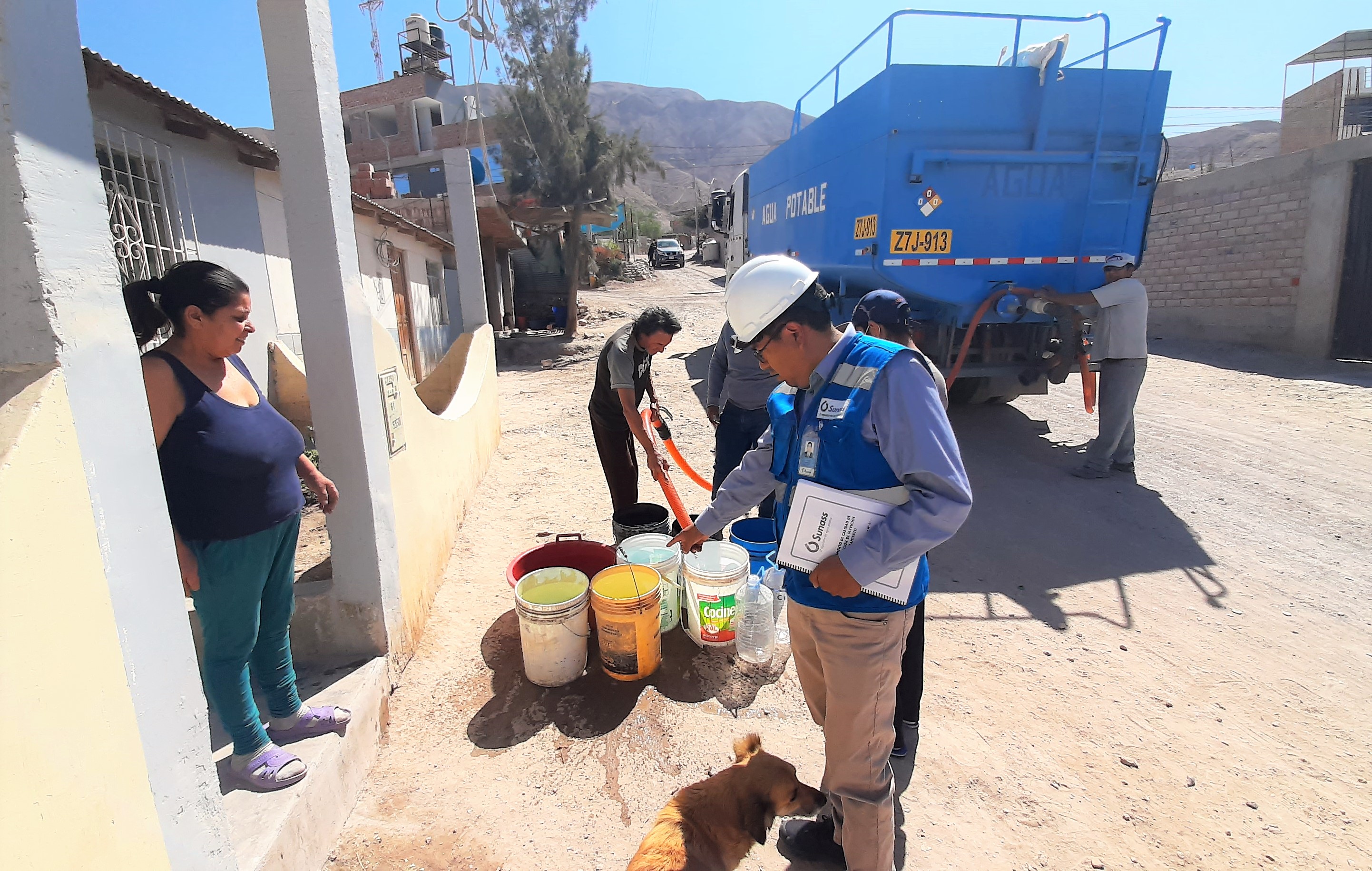 Sunass verifica abastecimiento de agua potable