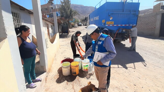 Sunass verifica abastecimiento de agua potable