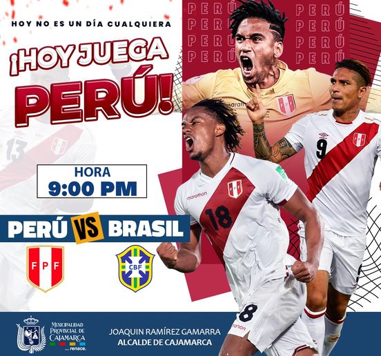 Alentemos a nuestra selección y no dejemos de soñar. Hoy desde las 9 de la noche gritemos ¡Arriba Perú!
