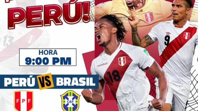 Alentemos a nuestra selección y no dejemos de soñar. Hoy desde las 9 de la noche gritemos ¡Arriba Perú!
