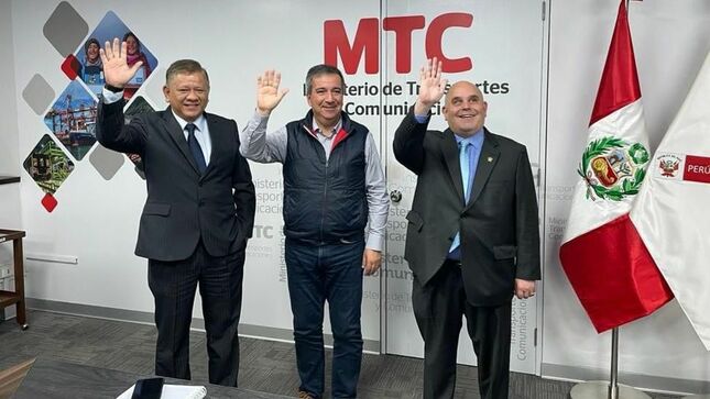 Reunión con el ministro de transporte 