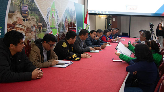 Reunión de acuerdos sobre agua para Chachapoyas.