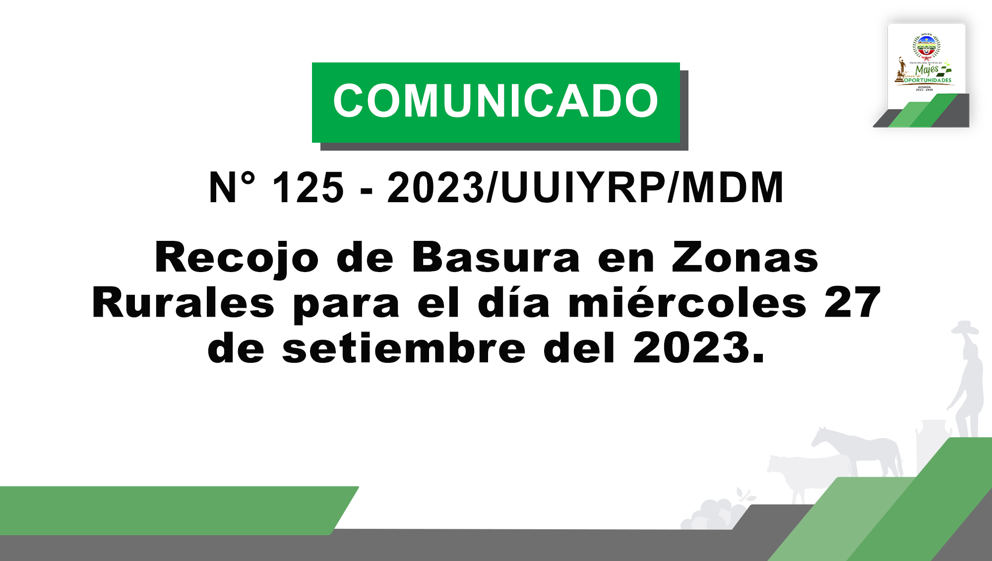 Archivo PNG recojo de residuos solidos, para el día miércoles 27 de setiembre del 2023