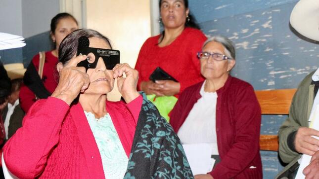 “Operación Vida” Minsa desarrolla campaña oftalmológica gratuita en Cajamarca-