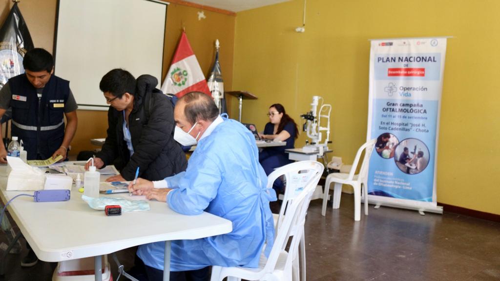“Operación Vida” Minsa desarrolla campaña oftalmológica gratuita en Cajamarca-
