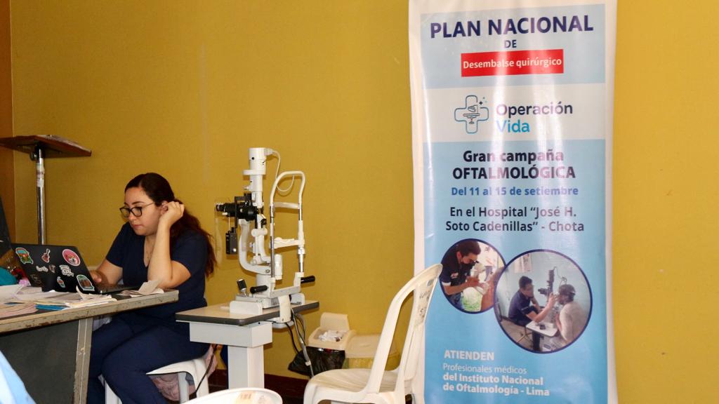 “Operación Vida” Minsa desarrolla campaña oftalmológica gratuita en Cajamarca-
