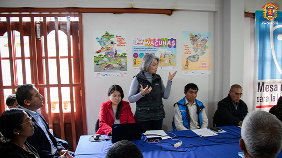 Reunión con la Mesa de Concertación de Amazonas