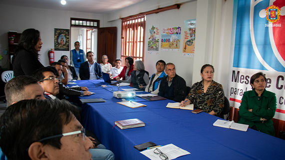 Reunión con la Mesa de Concertación de Amazonas