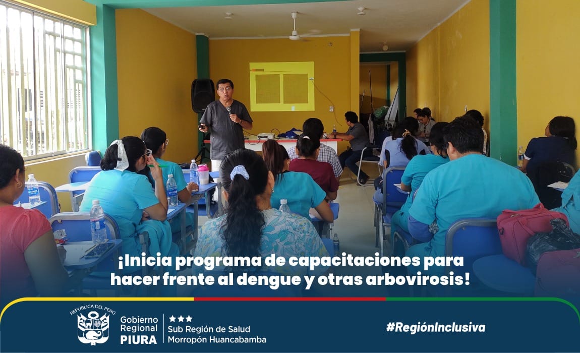 Inician programa de capacitación para hacer frente al dengue y otras arbovirosis.
