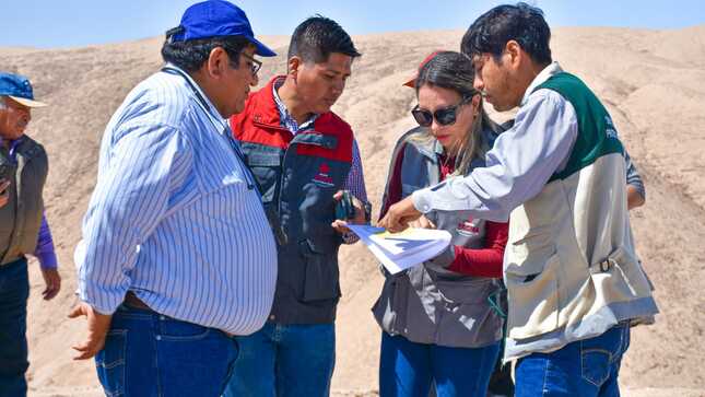 Gobierno Regional de Tacna realizó una inspección técnica a terreno donde se construirá el futuro relleno sanitario 