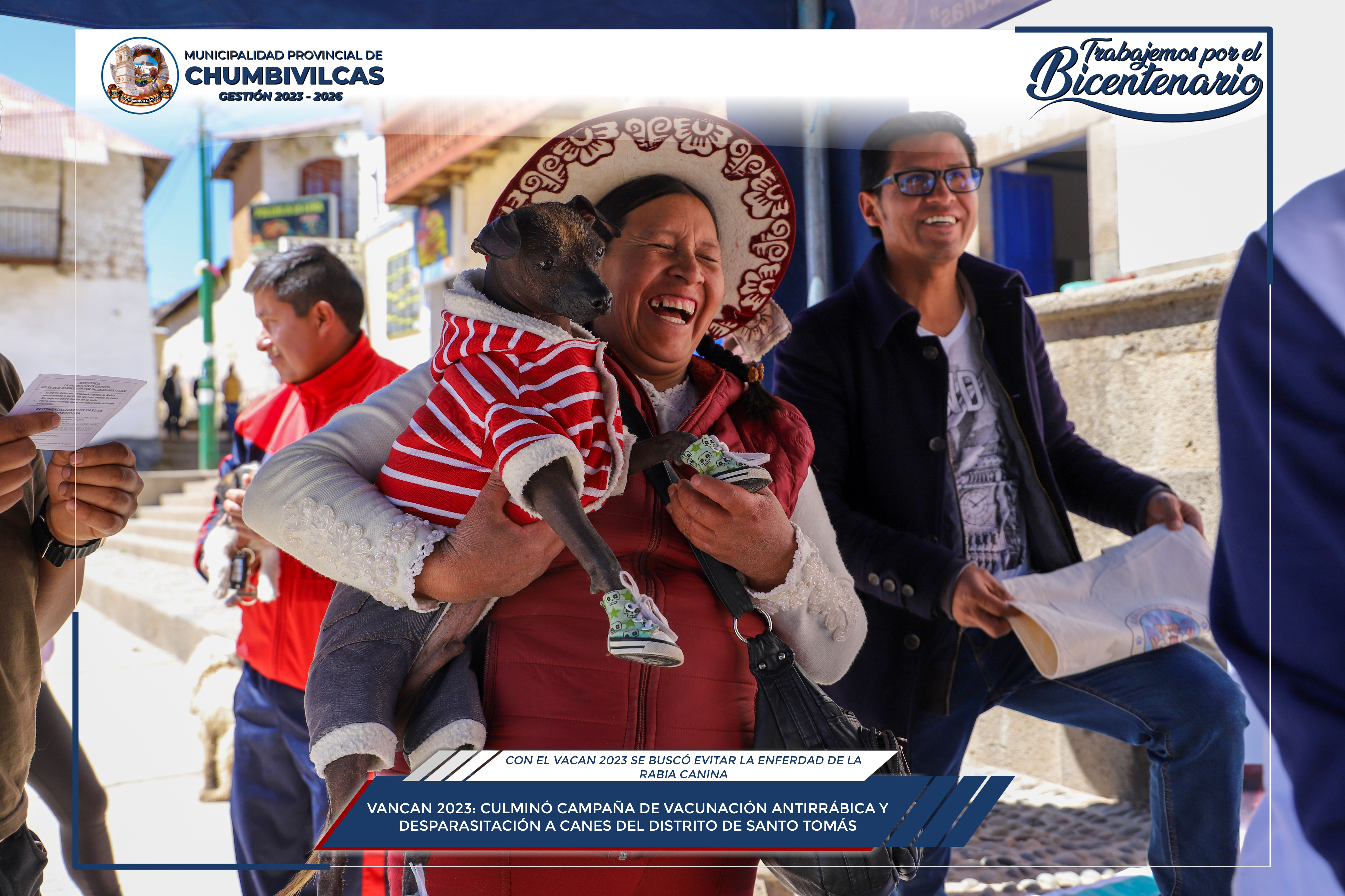 Chumbivilcas: VANCAN 2023 culminó campaña de vacunación antirrábica y desparasitación a canes del distrito de Santo Tomás