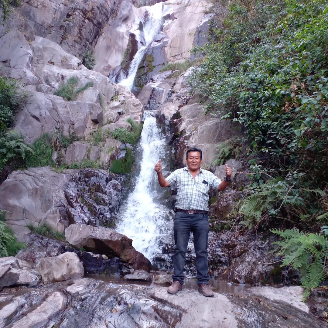 En Mortero una catarata super linda