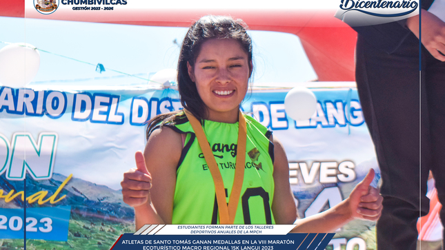 Atletas de Chumbivilcas ganan en la VIII Maratón Ecoturístico Macro Regional 15 K Langui 2023 