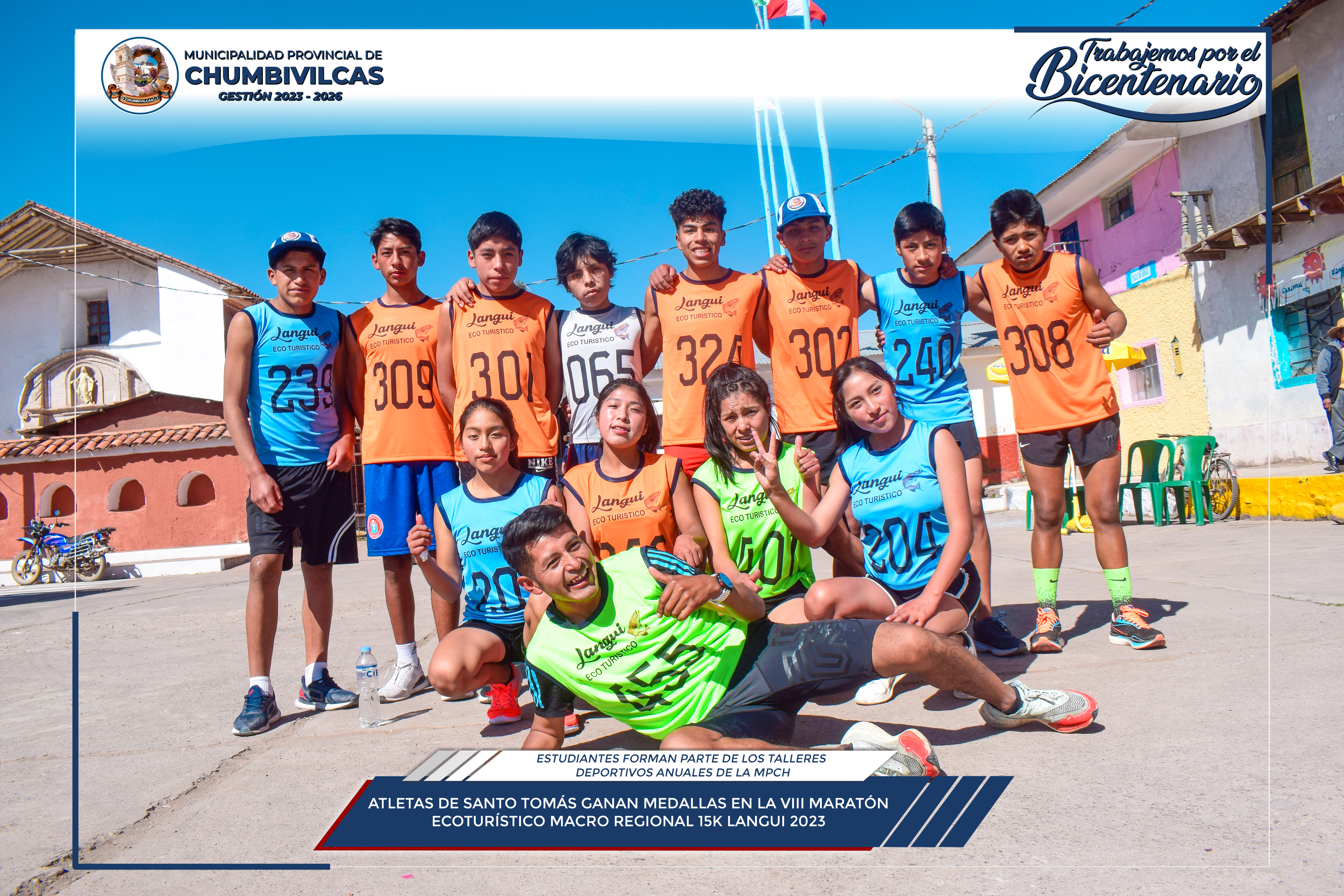 Atletas de Chumbivilcas ganan en la VIII Maratón Ecoturístico Macro Regional 15 K Langui 2023