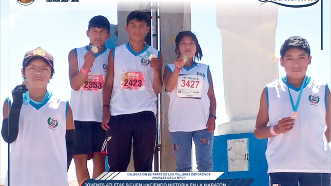 Jóvenes de Santo Tomás Chumbivilcas participa de maratón Damas y Varones Cayarani 2023 