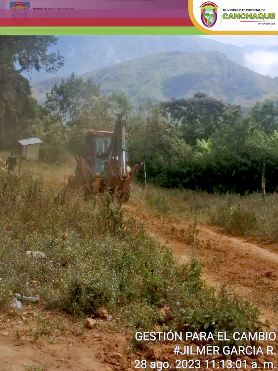 Mantenimiento en vía vecinal, tramos : Hurequeque – Andajo – Laguna del Toro