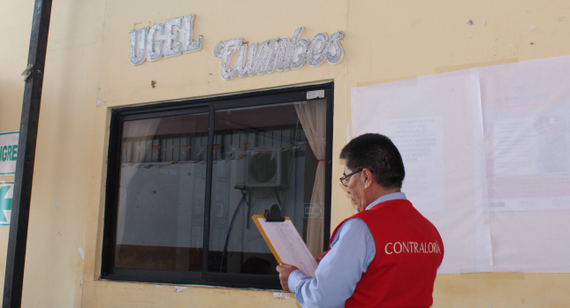 La Contraloría General de la República evidenció deficiencias en la administración de viáticos por comisión de servicios por parte de trabajadores de la Unidad de Gestión Educativa Local de Tumbes (UGEL), en el período de abril a julio del 2023, por un monto de S/ 15 260.