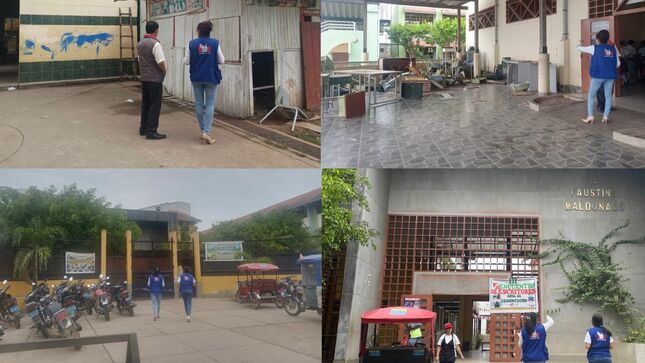 Supervisión a colegio en Ucayali