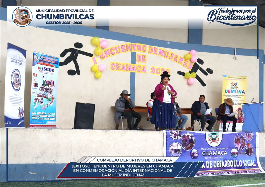 I Encuentro de mujeres en Chamaca en conmemoración al Día Internacional de la Mujer Andina