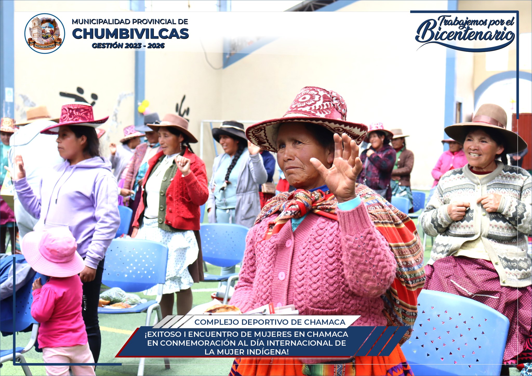 I Encuentro de mujeres en Chamaca en conmemoración al Día Internacional de la Mujer Andina