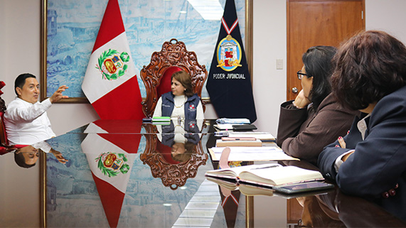 Trabajo articulado entre la Corte Superior del Callao y la municipalidad del Callao para brindar servicios a la comunidad