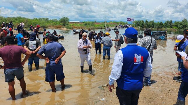 Supervisión a zona en emergencia climática
