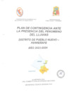 Vista preliminar de documento PLAN DE CONTIGENCIA PRESENCIA DEL FENOMENO LLUVIAS DISITRITO DE PUEBLO NUEVO