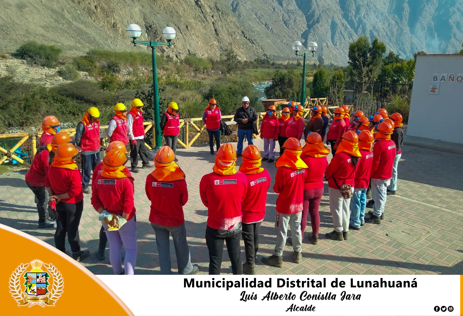 El distrito de Lunahuaná, sigue obteniendo los trabajos de intervención inmediata, priorizando la participación de los pobladores de la localidad, en mano de obra no calificada. 