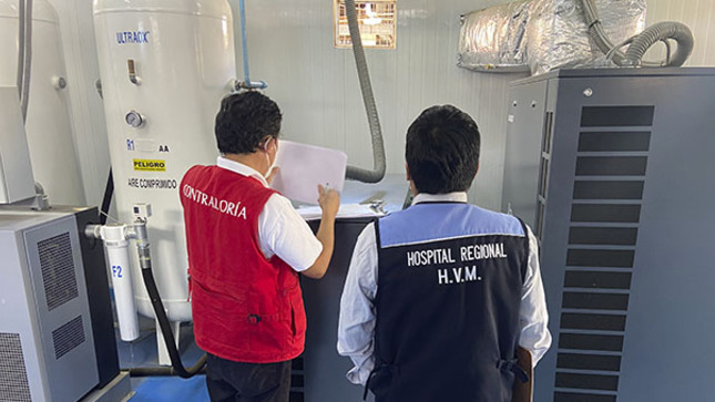 La Contraloría General de la República halló responsabilidad penal y/o administrativa en siete ex funcionarios del Gobierno Regional de Huánuco y cinco actuales servidores por la irregular adquisición de una planta generadora de oxígeno para uso industrial y no medicinal en el 2020, lo que generó un perjuicio económico por S/ 1.7 millones. 