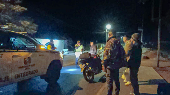Con fecha 08 de setiembre 2023, aproximadamente 01:54 a.m. se registró una llamada telefónica a la central de Serenazgo indicando presencia sospechosa de dos motos lineales con personas en el anexo de Uchupampa. 