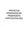 Vista preliminar de documento Proyectos priorizados 2023