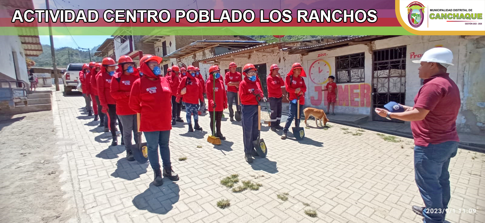 🟥🟩🟦 || Inicio de actividades de Lurawi Peru – Intervención en el Centro Poblado los Ranchos y el Caserío San Francisco.
