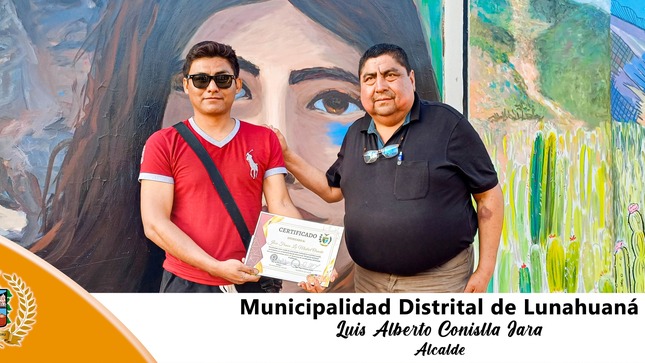 El burgomaestre de la Capital Turística y Cultural Sr. Luis Alberto Conislla Jara en compañía de sus regidores y el Jefe de la Unidad de Seguridad Ciudadana, participaron del Festival de Murales organizado por la Municipalidad Distrital de Quilmaná. 
