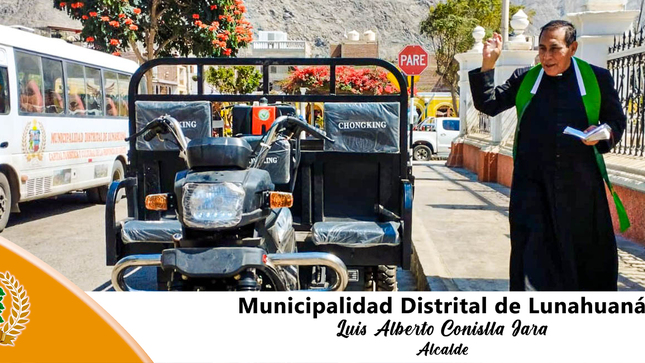 Como parte de Gobierno en poder mejorar nuestro ornato se ha logrado comprar una Moto Carga, con la finalidad de extender el servicio de limpieza, mantenimiento de parques y jardines del distrito de Lunahuaná. 