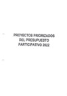 Vista preliminar de documento Proyectos Priorizados 2022