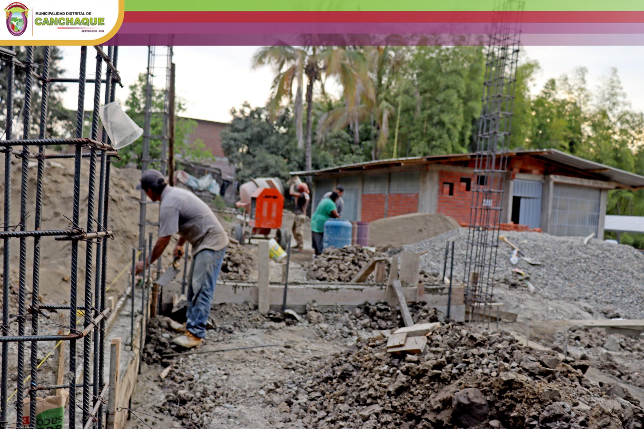 🟥🟩🟦I Apoyo con el carguío de materia a nuestros Hermanos agricultores asociados de café y cacao para la construcción del centro de acopio