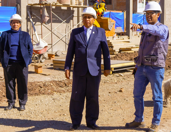 Municipalidad de Puno realiza supervisión inopinada a obras en el Centro Poblado de Jayllihuaya