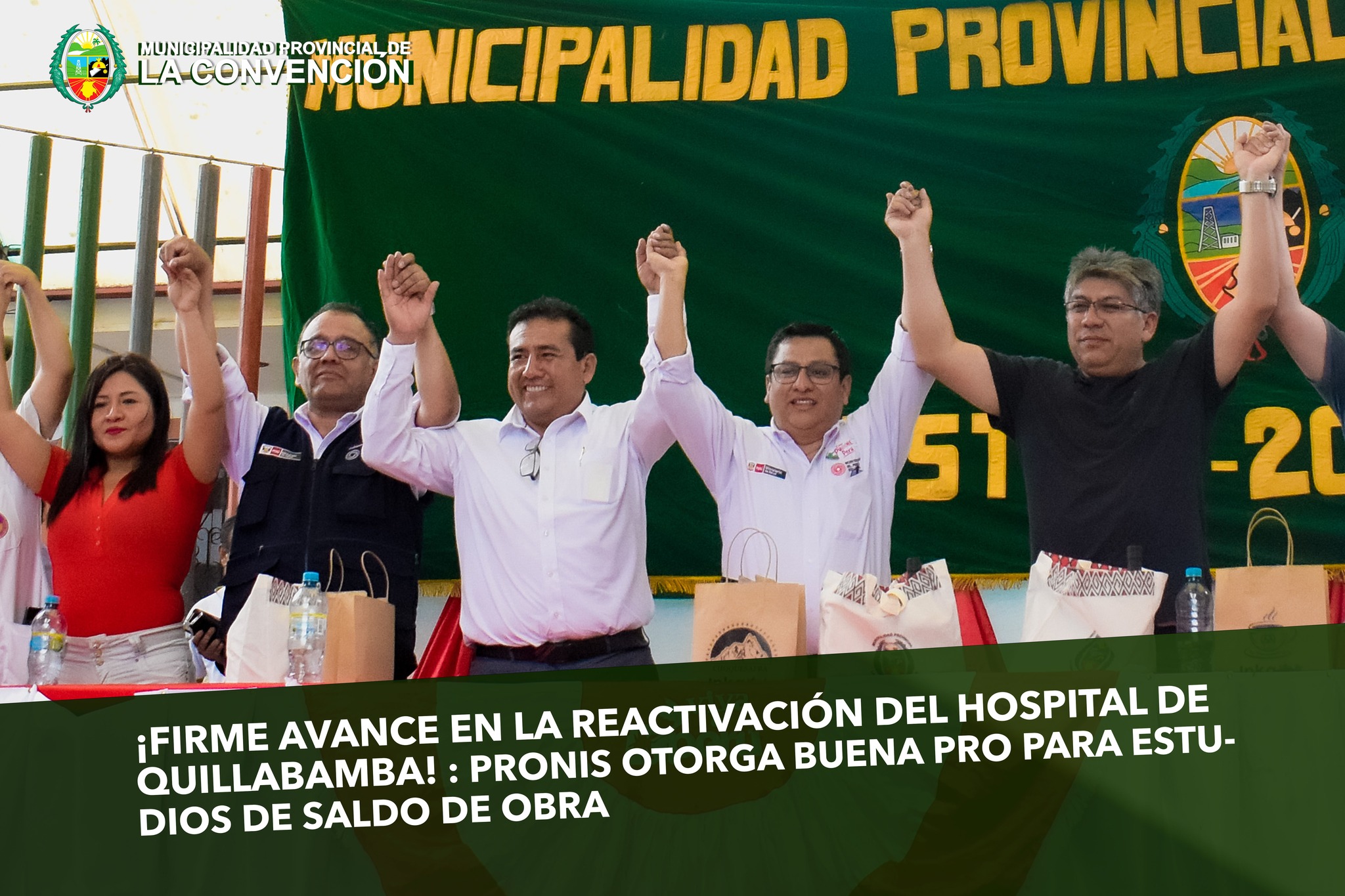PRONIS otorga buena pro para estudios de saldo de obra del hospital de Quillabamba