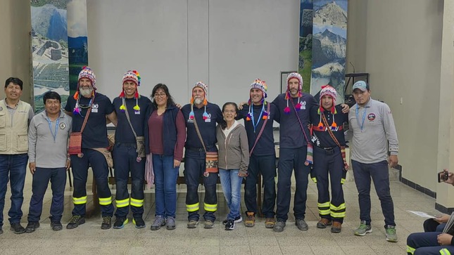 Capacitación de bomberos forestales