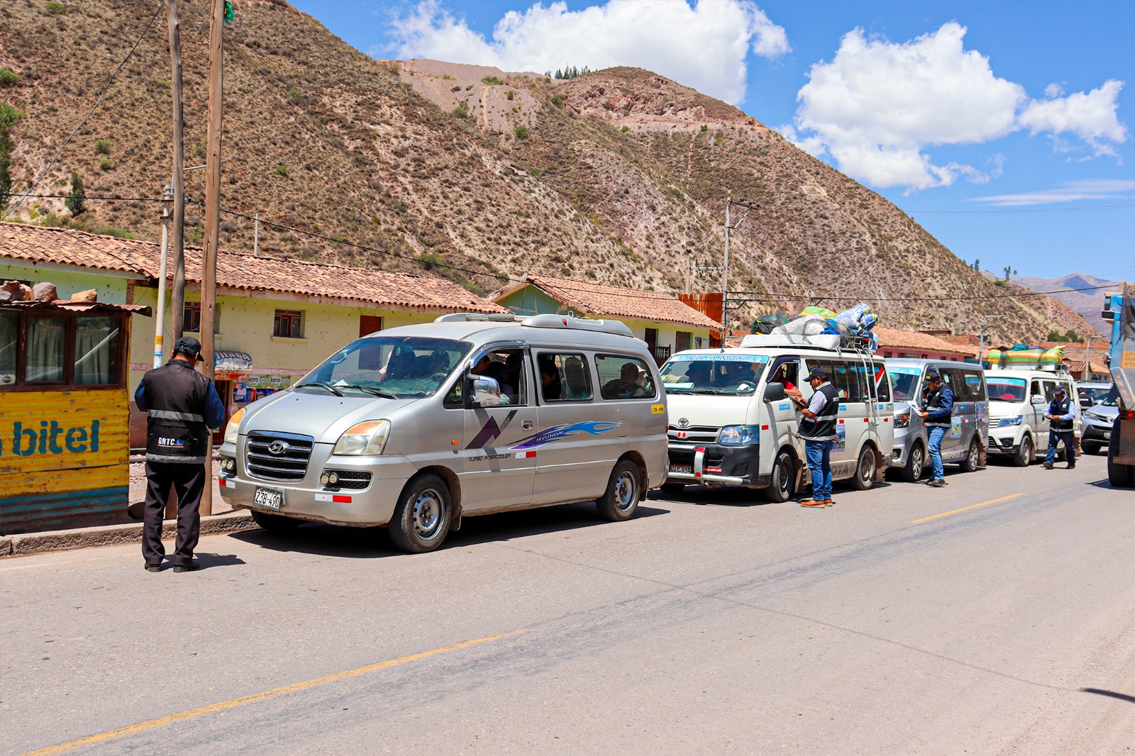 En las inspecciones se verificaron que los choferes y vehículos cuenten con la documentación habilitada