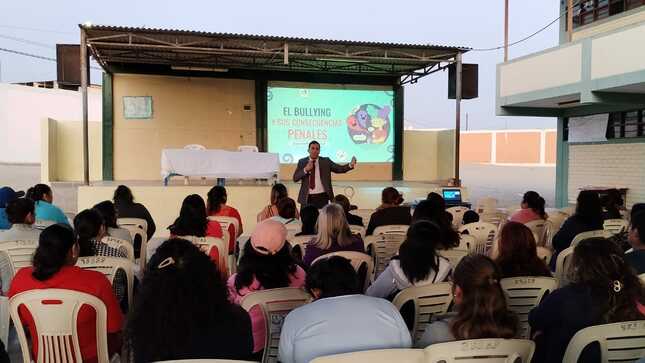 Charla en colegios sobre bullying