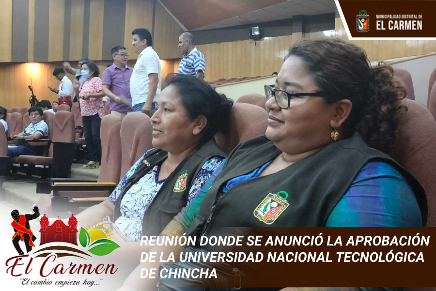 UNIVERSIDAD NACIONAL TECNOLÓGICA DE CHINCHA PODRÍA SER PRONTO UNA REALIDAD