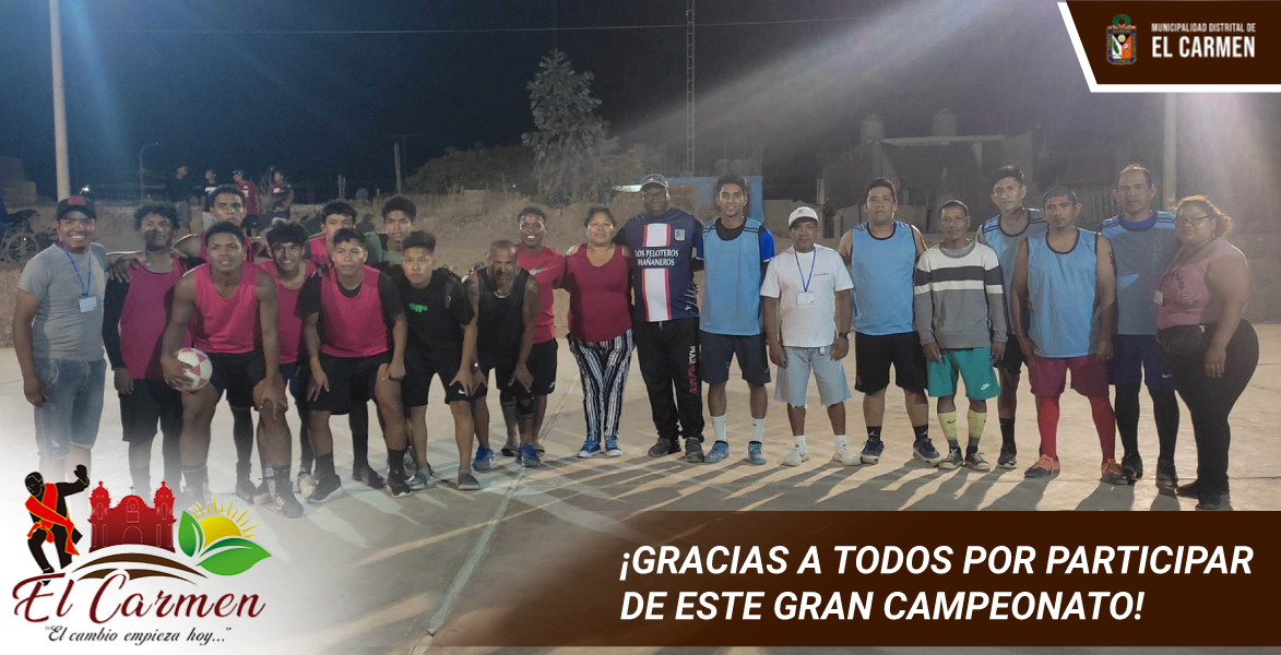GRACIAS A TODOS POR PARTICIPAR DE ESTE GRAN CAMPEONATO POR CARNAVAL NEGRO 2023